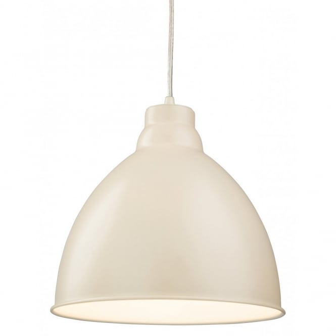 UNION retro ceiling pendant in cream finish