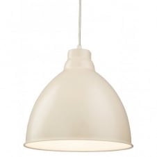 UNION retro ceiling pendant in cream finish