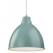 UNION retro ceiling pendant in pale blue finish