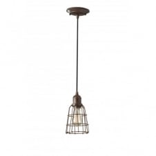 industrial style cage pendant