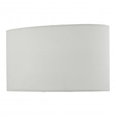 IVORY Faux Silk Oval Table Lamp Shade