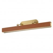 Valise Picture Large LED Picture Light - Vintage Brass/Cognac Leather
