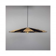 VERNON Raffia Striped Ceiling Pendant | 98cm Shade