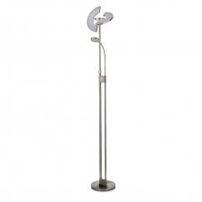 Mother and child chrome floor lamp
