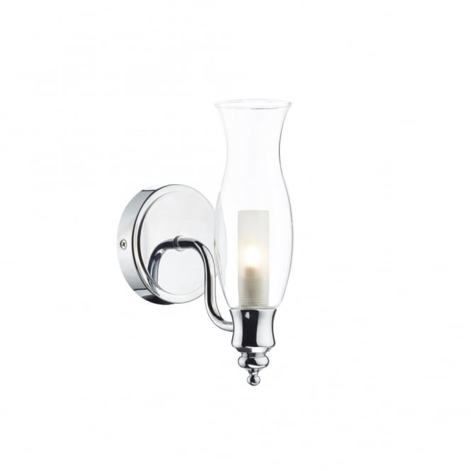 VESTRY polished chrome bathroom wall light