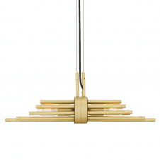 VICTORIA Linear Brass Pendant Light