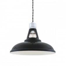 VIENNA Industrial Pendant in Powder Coated Black
