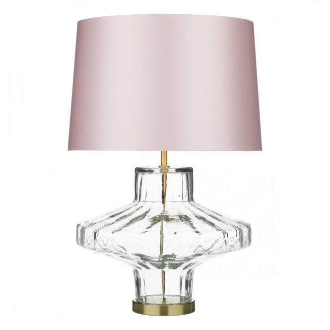 Vienna Table Lamp in Clear Glass (Base Only)