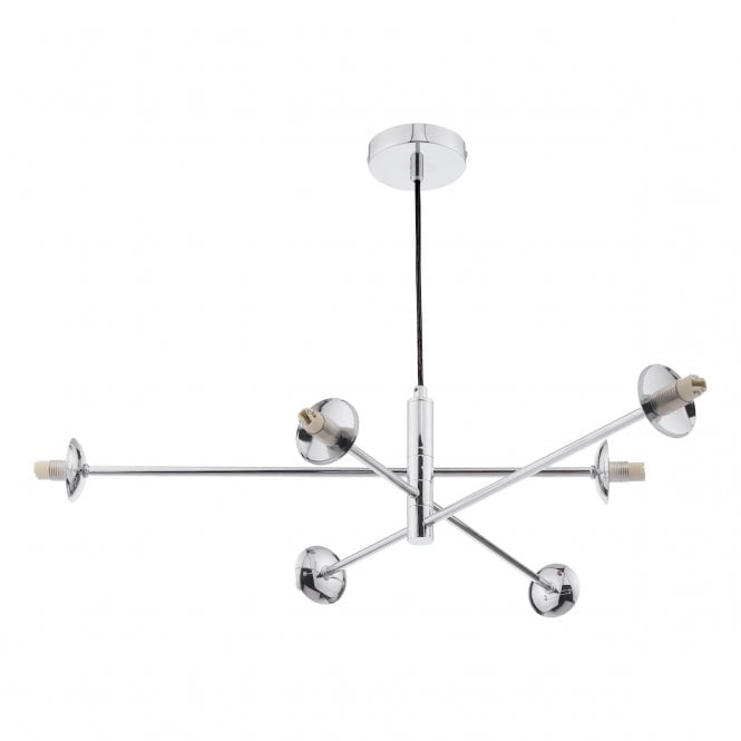 Vignette 6 Light Pendant in Polished Chrome (Fitting Only)
