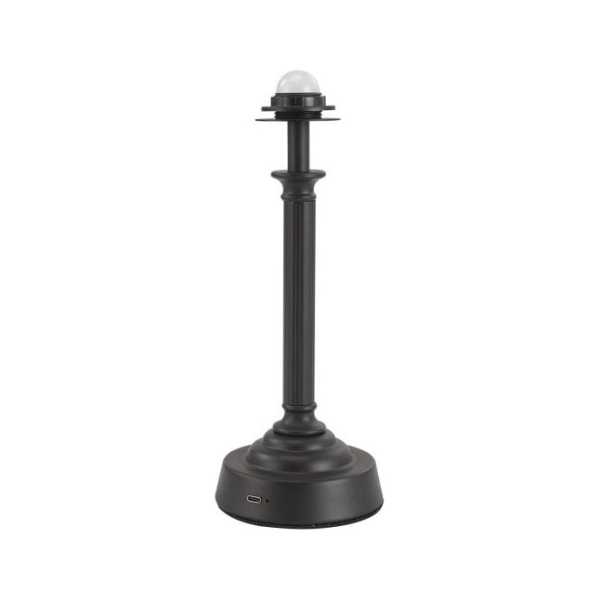 Virgil Rechargeable LED Table Lamp in Matte Black (Base Only)