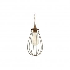 VOX Vintage Cage Pendant Light in Powder Coated Bronze