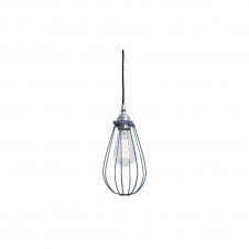 VOX Vintage Cage Pendant Light in Powder Coated Grey