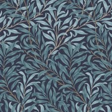 Willow Bough Deep blues Blue Wallpaper