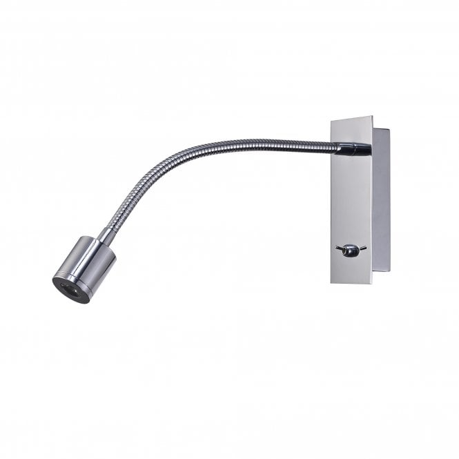 WIMBLEDON 3W Flexible Wall Lamp Polished Chrome