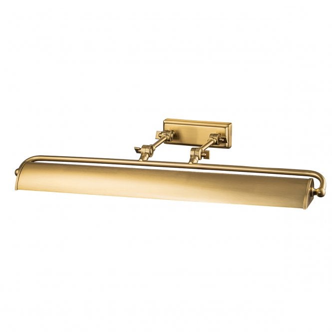 Winchfield 4lt Large Aged Brass Picture Light