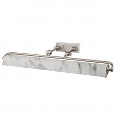 white marble effect picture light