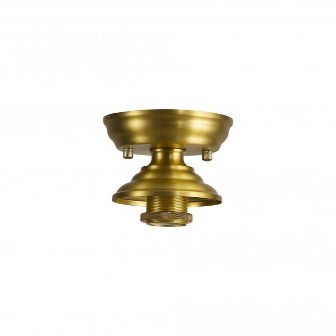 WINSLET Flush Ceiling Fitting | 1 x E27 | Satin Gold