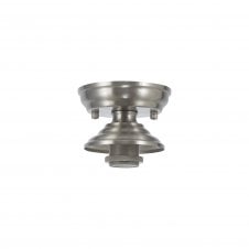 WINSLET Flush Ceiling Fitting | 1 x E27 | Satin Nickel