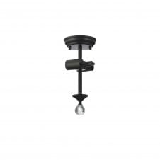 WINSLET Semi Flush Ceiling Fitting | 2 x E27 | Matt Black