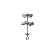 WINSLET Semi Flush Ceiling Fitting | 2 x E27 | Polished Nickel