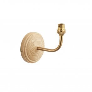 Wood Arc Wall Light (Fitting Only)