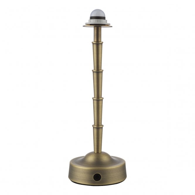 Wyman Rechargeable LED Table Lamp in Matt Antique Brass (Base Only)