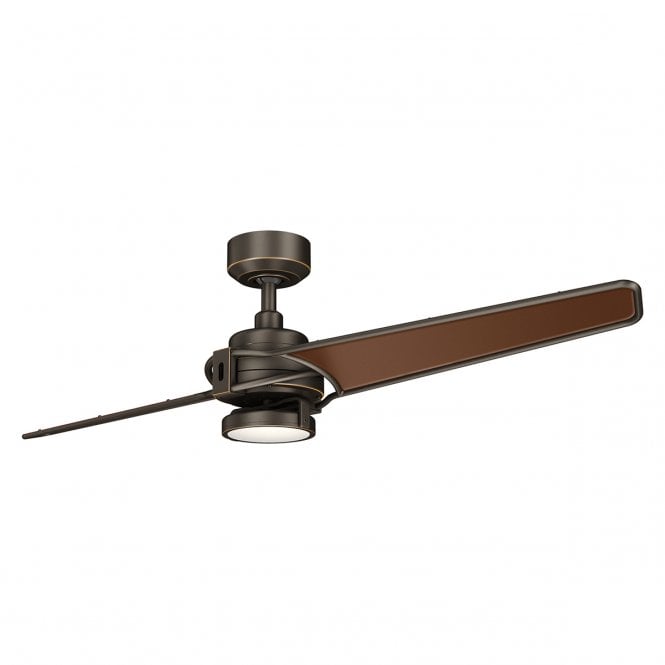 XETY Ceiling Fan With Light in Olde Bronze