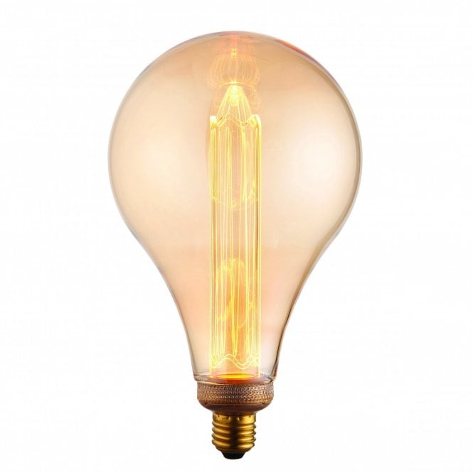 XL amber tinted LED light bulb (ES/E27)