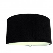 ZARAGOZA black semi-circular wall light