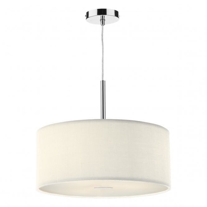 ZARAGOZA medium cream pendant light shade (60cms)