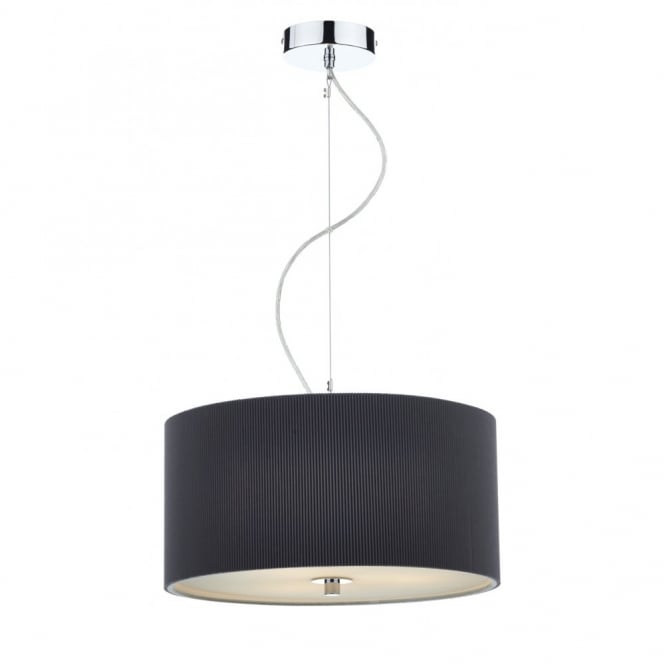 ZARAGOZA small 3 light grey ceiling pendant (40cms)