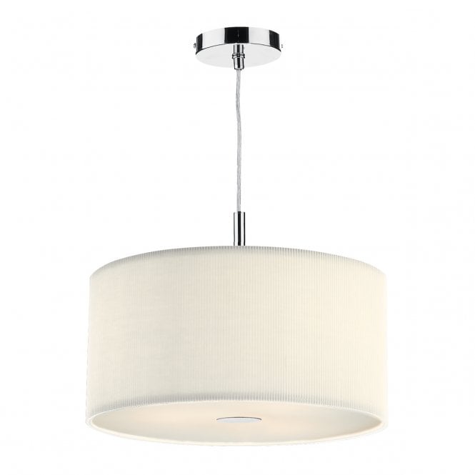 ZARAGOZA small cream ceiling shade for high ceilings (40cms)