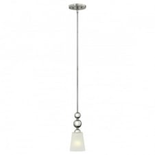 ZELDA Art Deco nickel mini ceiling pendant light