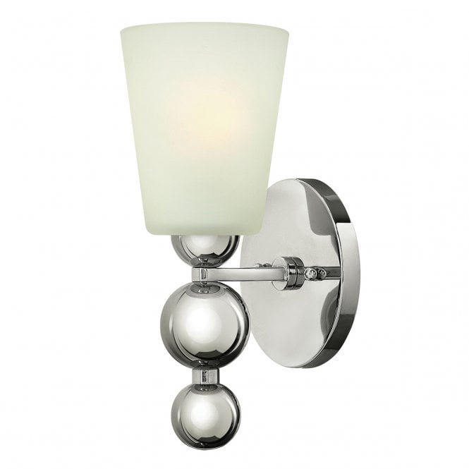 ZELDA Art Deco nickel wall light