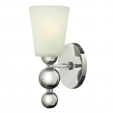 ZELDA Art Deco nickel wall light