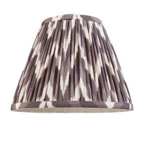 Zigzag 25cm Tapered Shade in Pearl Grey
