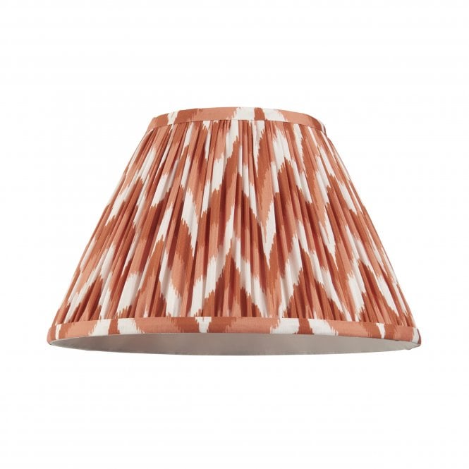Zigzag 30cm Tapered Shade in Apricot