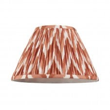 orange zigzag pattern tapered shade