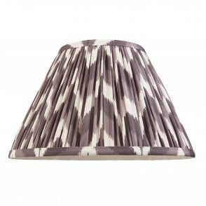 Zigzag 30cm Tapered Shade in Pearl Grey