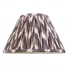 grey zigzag pattern tapered shade