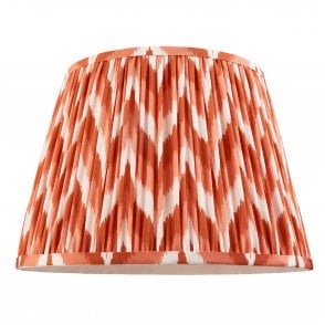 Zigzag 35cm Tapered Shade in Apricot
