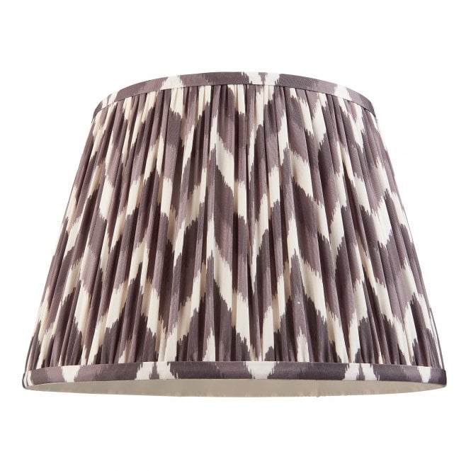 Zigzag 35cm Tapered Shade in Pearl Grey