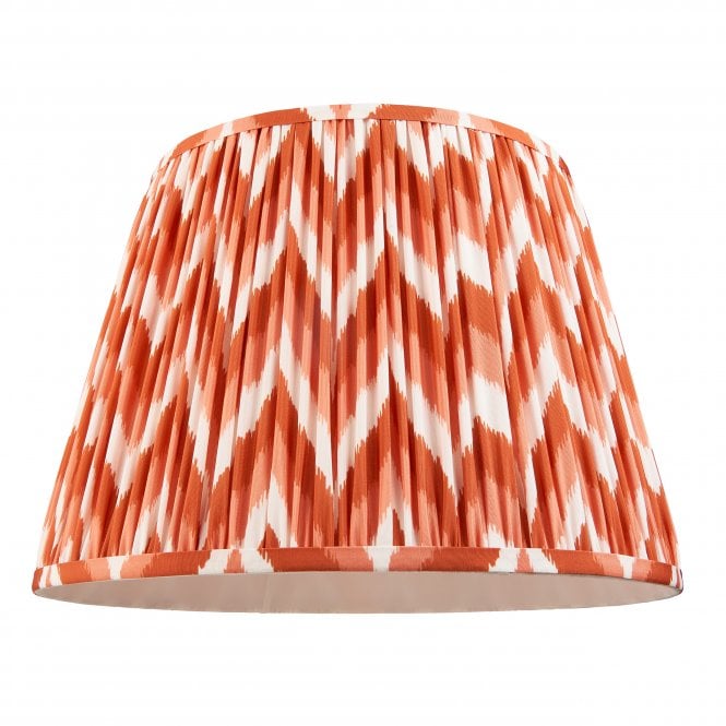 Zigzag 40cm Tapered Shade in Apricot