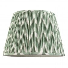 green zigzag patterned tapered shade