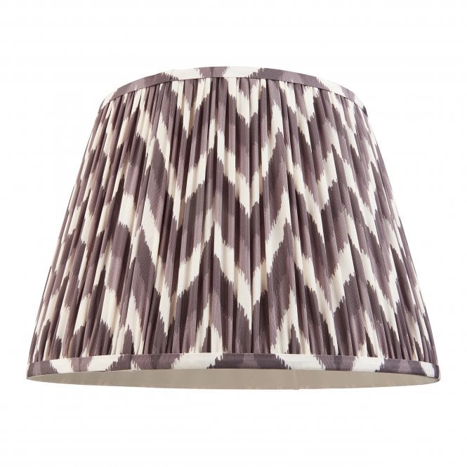 Zigzag 40cm Tapered Shade in Pearl Grey