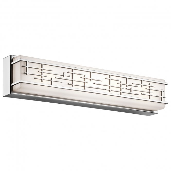 ZOLON linear geometric style LED bathroom wall light (large)